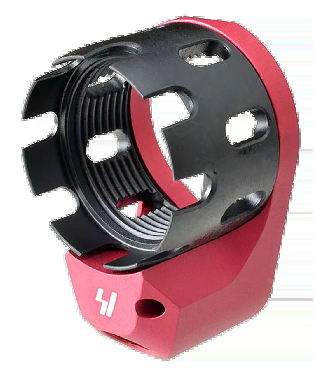 Strike TRIBUS Enhanced Castle Nut & Extended End Plate, 3 Quick Detach Sling Points ARTRIBUSRED