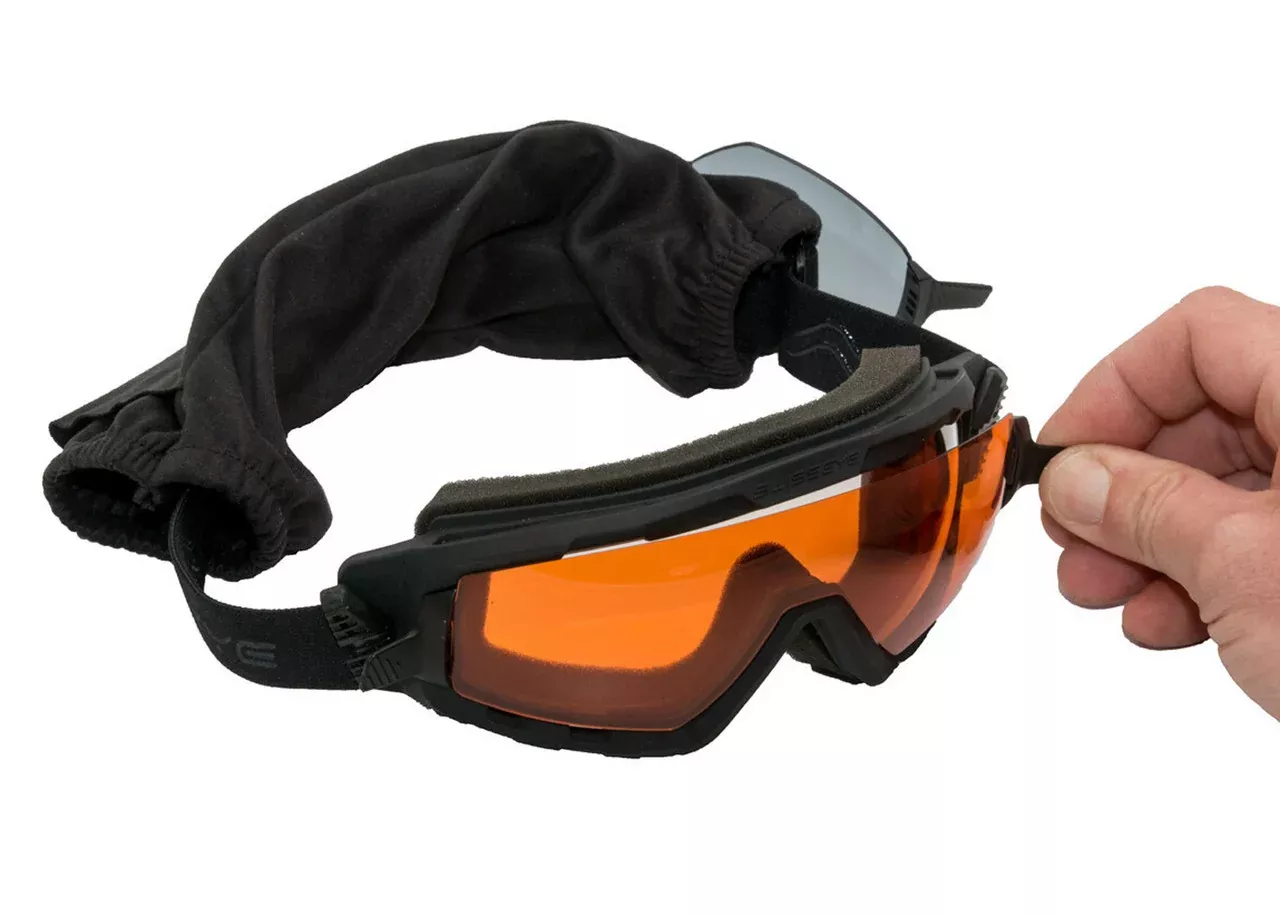 SWISSEYE Black G-TAC Ballistic Goggles w/ 3 Antifog Lenses