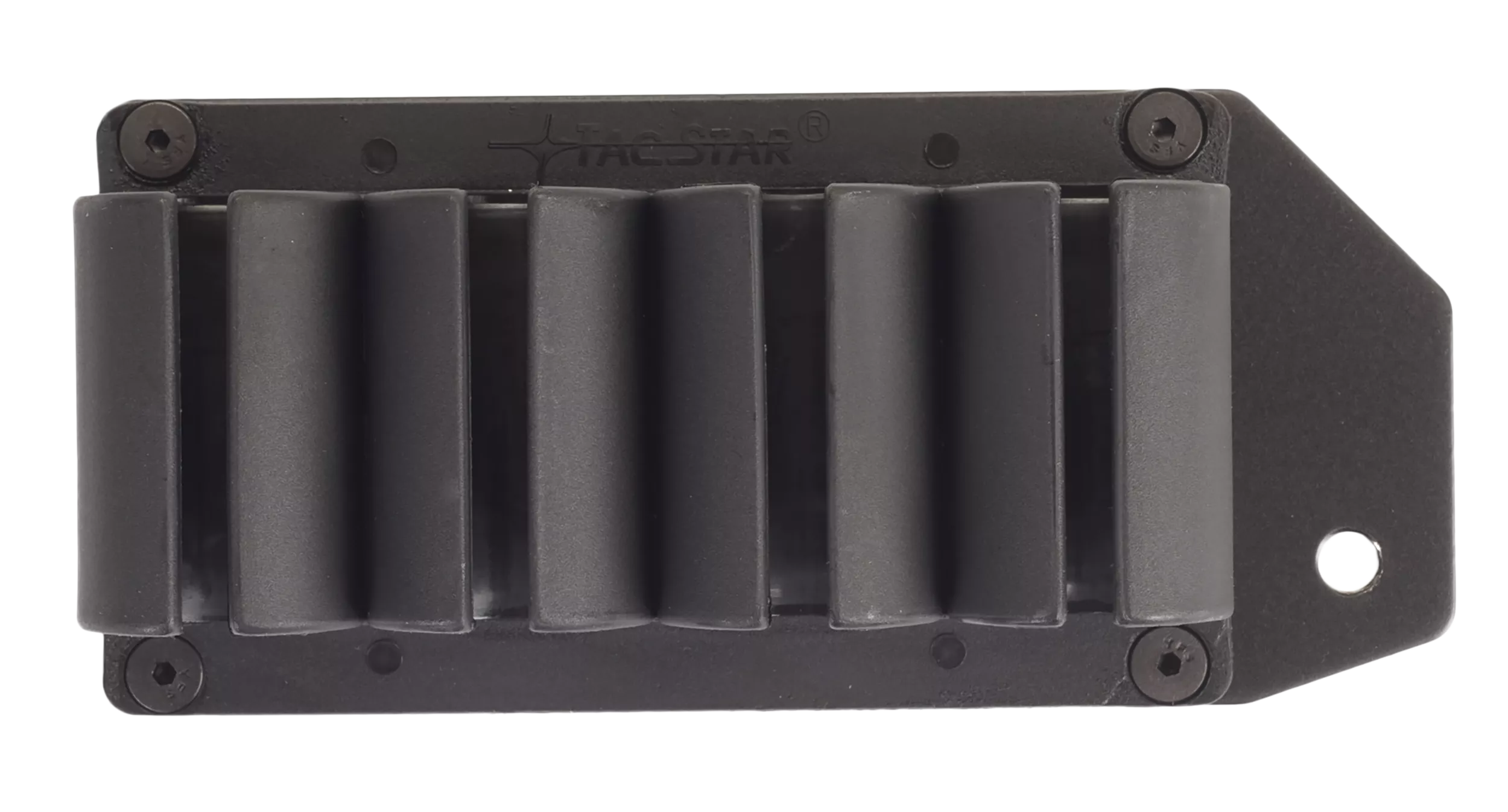 TacStar 1081130 SideSaddleRem 870/1100/1187 20 Gauge 4rd Black Polymer w/Aluminum Mounting Plate