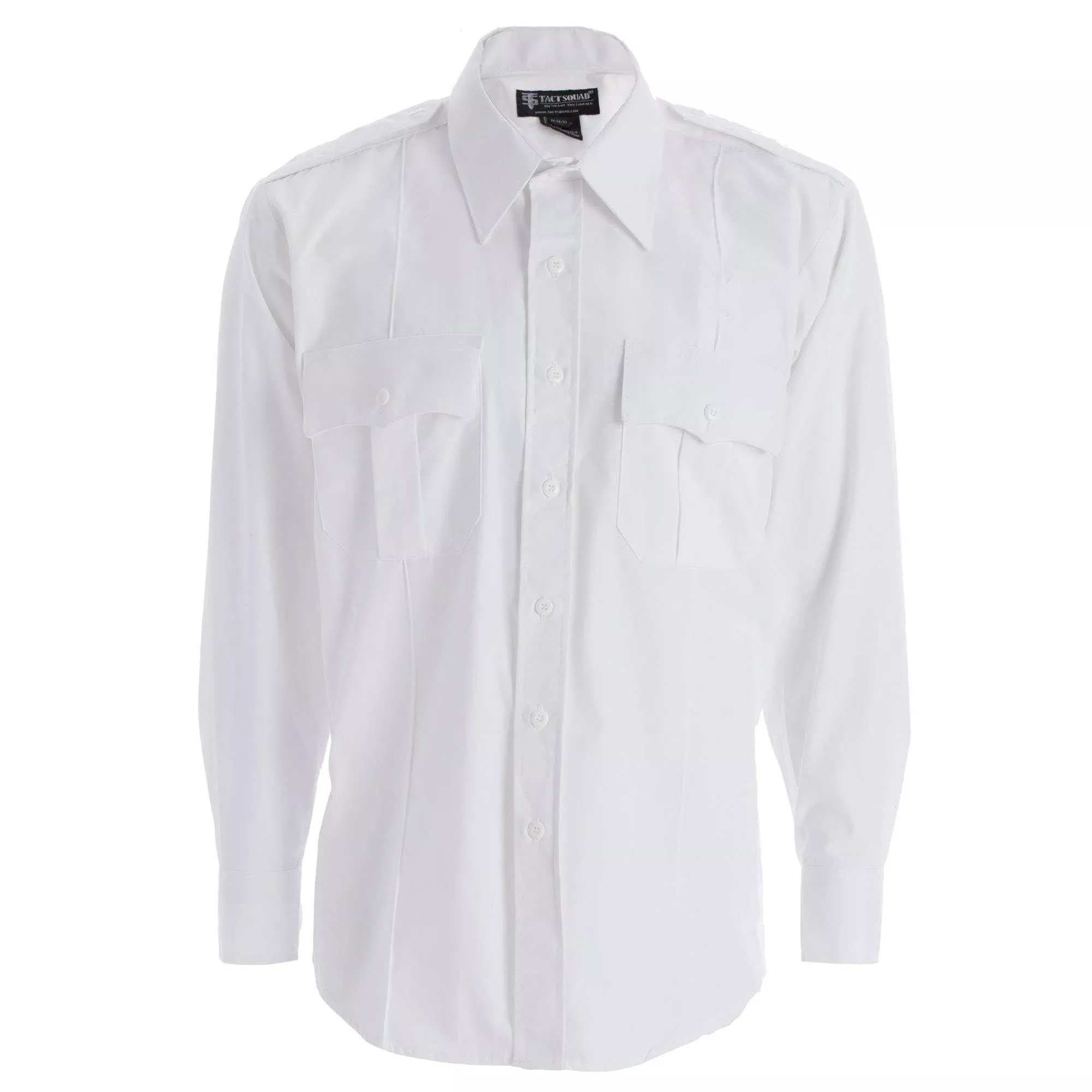Tact Squad Men's Polyester/Cotton Long Sleeve Uniform Shirt - 8003