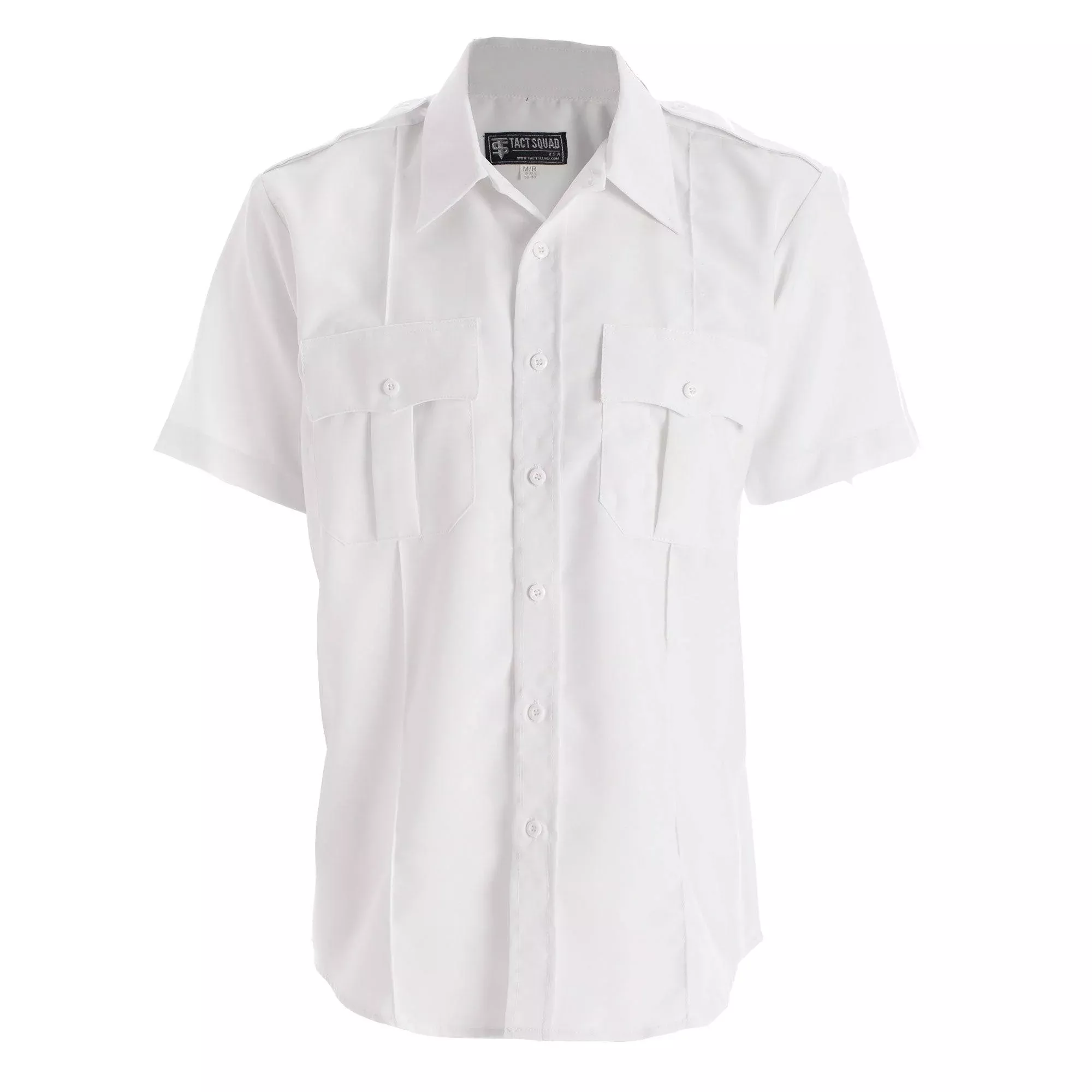 Tact Squad Men’s Polyester Short Sleeve Uniform Shirt - 8012
