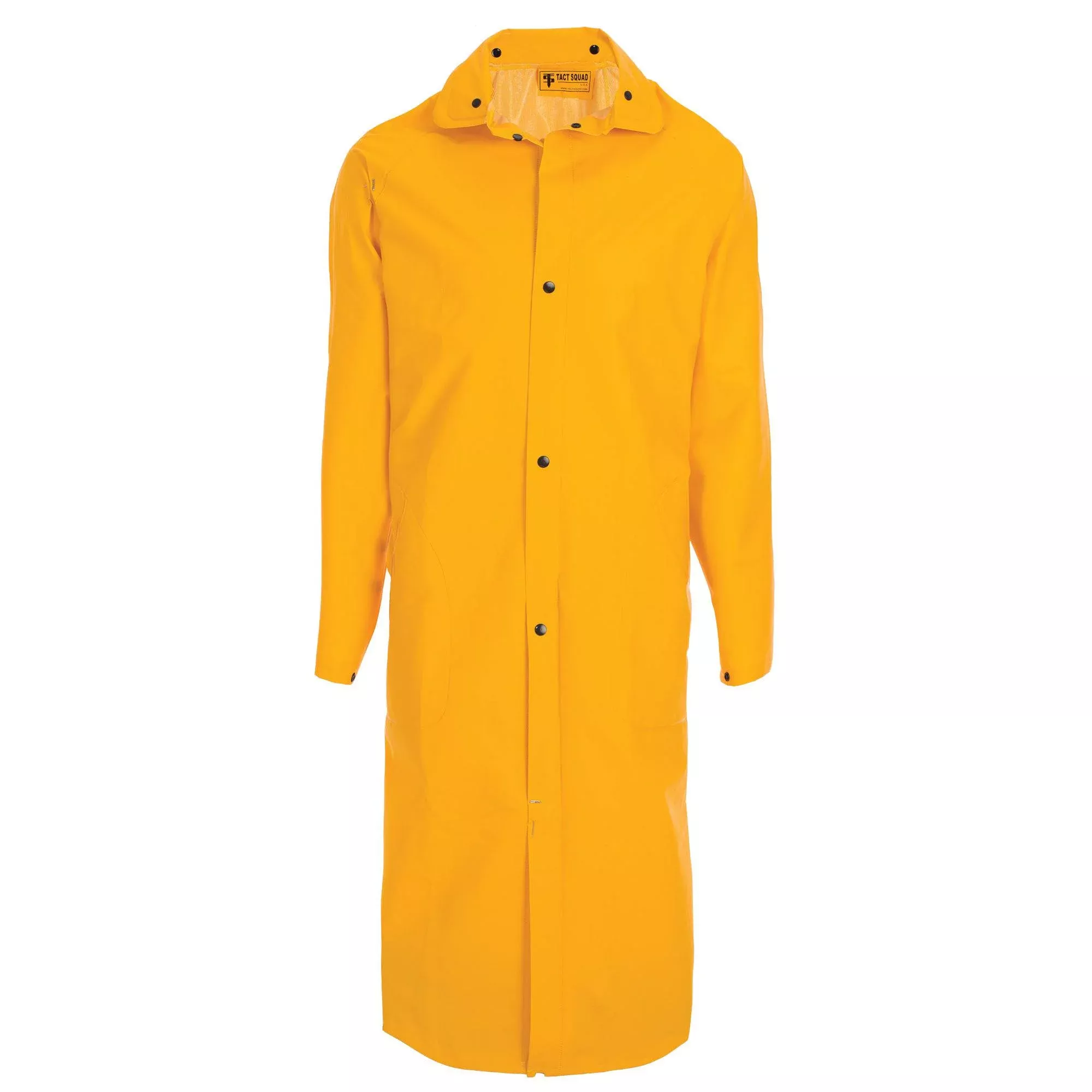 Tact Squad PVC Coated Raincoat w/ Removable Hood -6011