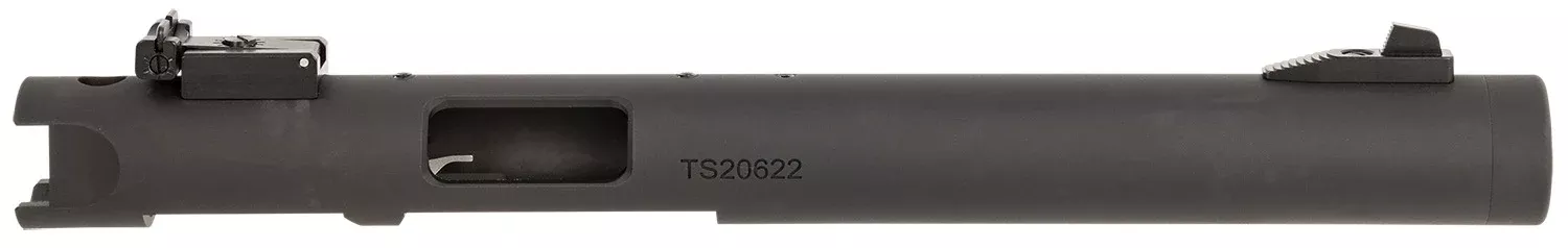 Tactical Solutions PL6TEMBNF Pac-Lite Barrel & Receiver 22 LR 6" Threaded Black Anodized Chrome Moly Steel Fits Ruger 22/45/Mark I/II/III