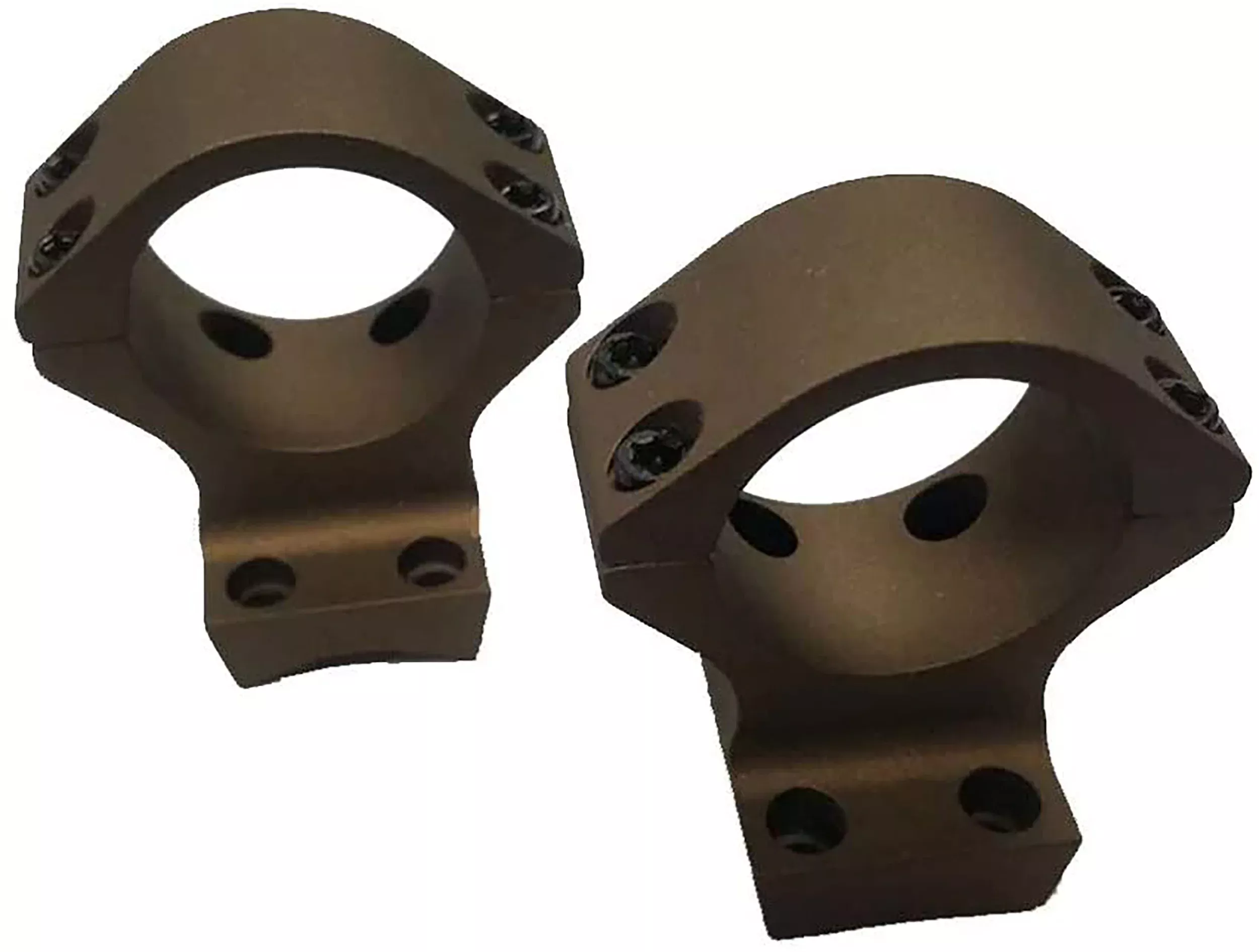 Talley Browning X-Bolt One-Piece Scope Mount Rings, 1-inch Tube, High, Burnt Bronze, 0 MOA, HC950735