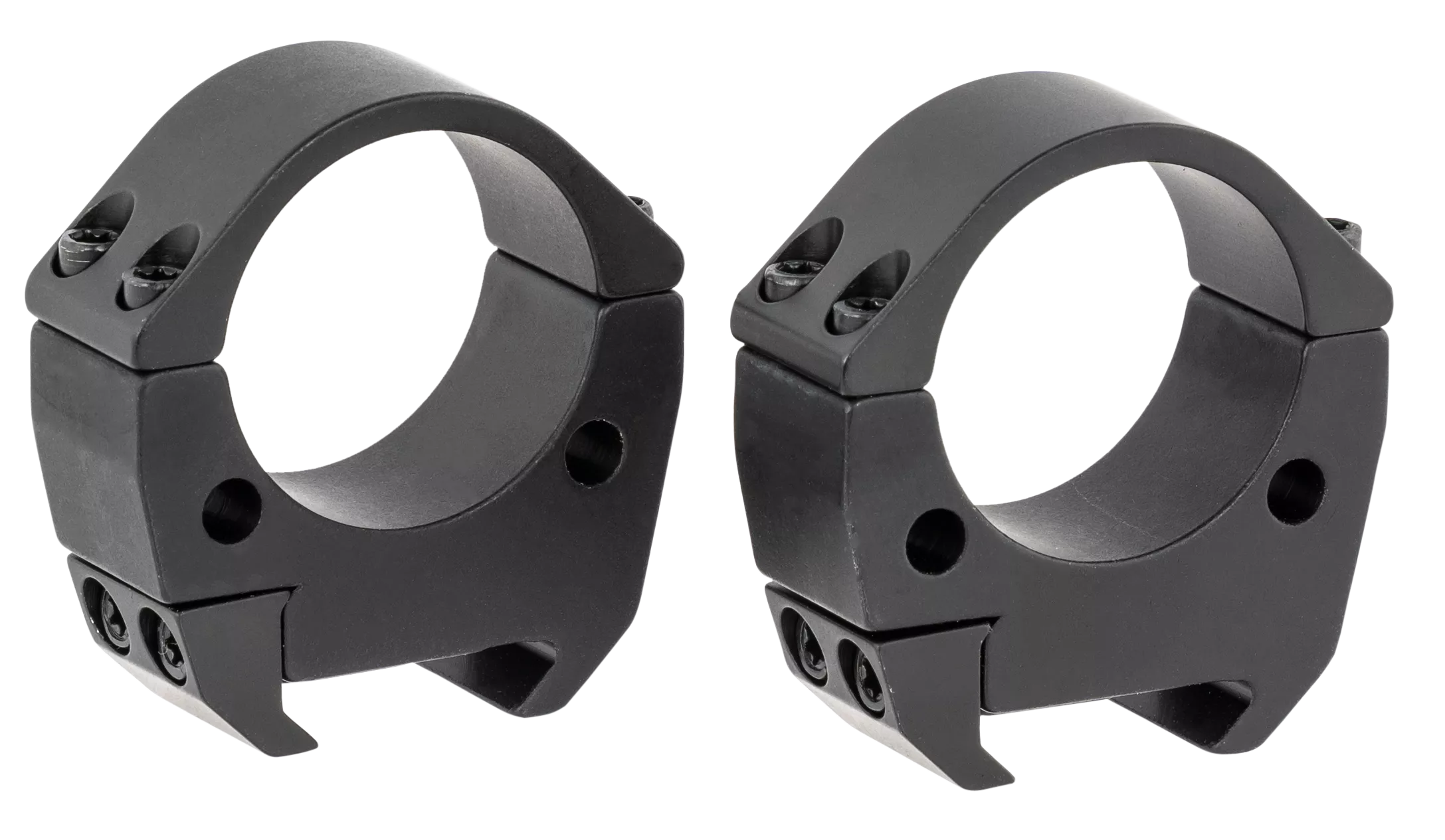 Talley TMS30M Modern SportingBlack Anodized Aluminum 30mm Tube Medium Picatinny Rail 0 MOA
