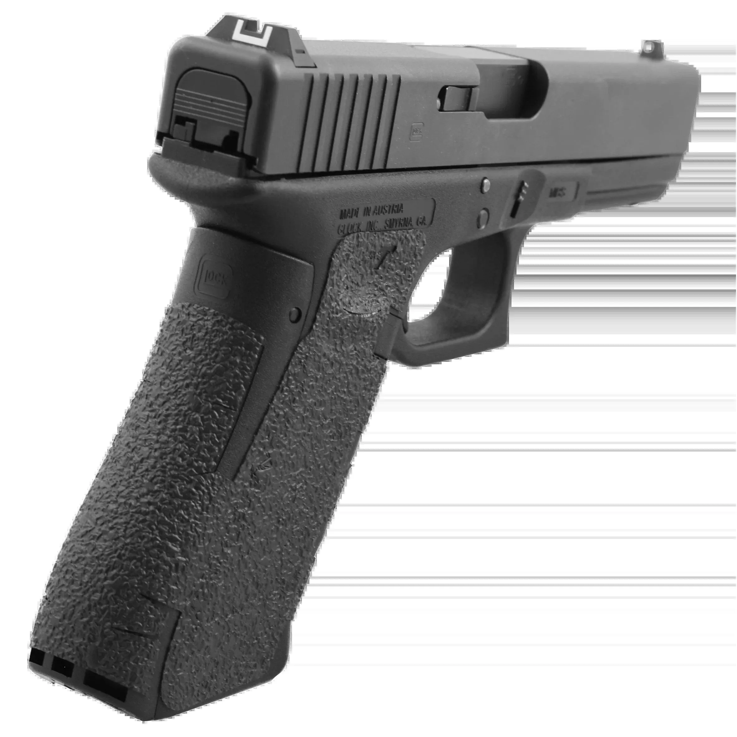 Talon Textured Rubber Adhesive Grip Wrap for Glock Gen5 19/23/25/32/38/44 (Large Backstrap) 384R