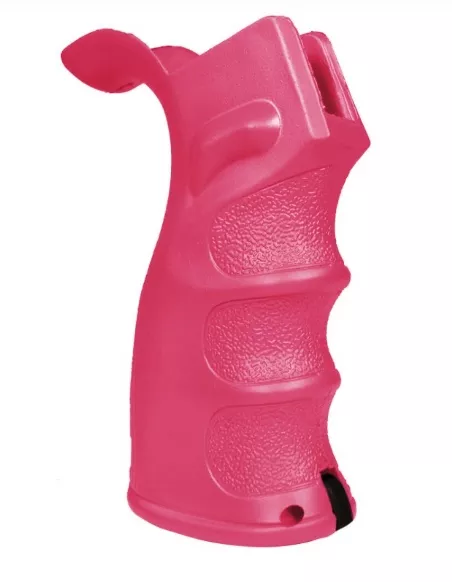 Tiger Rock AR-15/10 Pistol Grip with Trap door in bottom. Pink