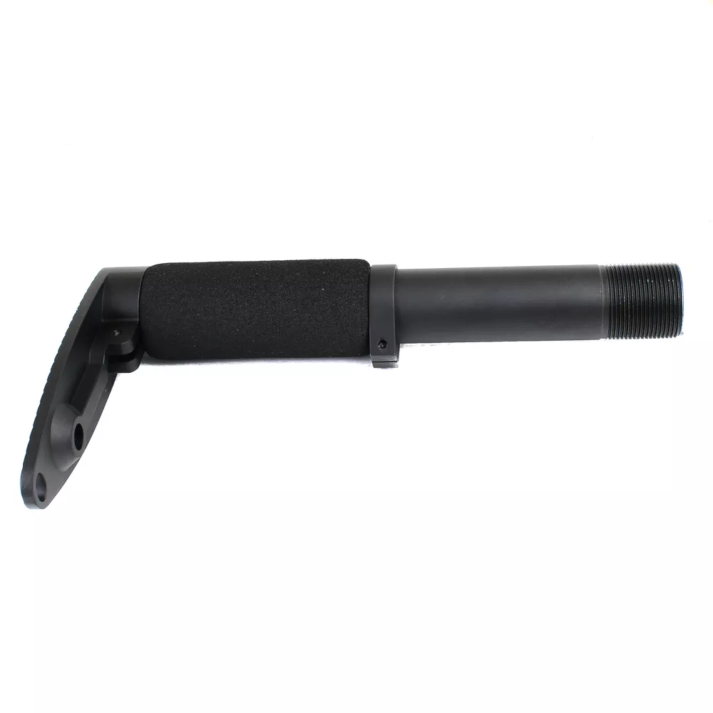 Tiger Rock AR-15 Aluminum Skeleton Stock w/Aluminum Butt Plate, Locking Collar & Foam AR15 Rifle Fixed Minimalist Lightweight
