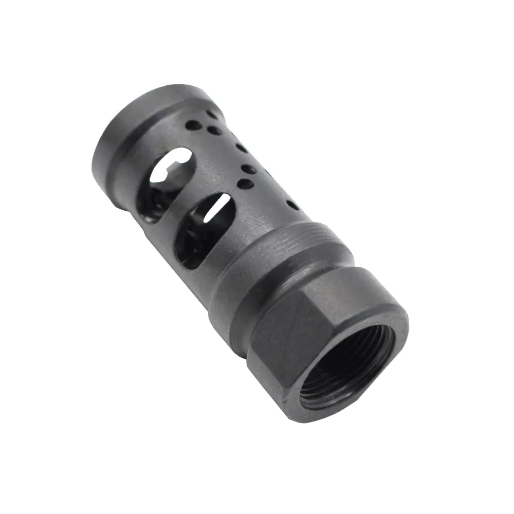 Tiger Rock AR15/AR-15 Black Compensator Two Chamber Muzzle Brake 5.56 1/2x28
