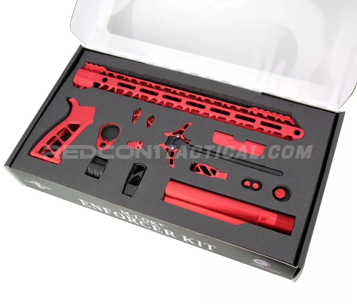 Timber Creek AR-15 Enforcer Complete Build Kit - Red