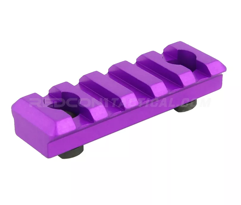 Timber Creek M-LOK 5 Slot Picatinny Rail - Purple