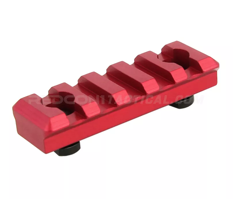 Timber Creek M-LOK 5 Slot Picatinny Rail - Red