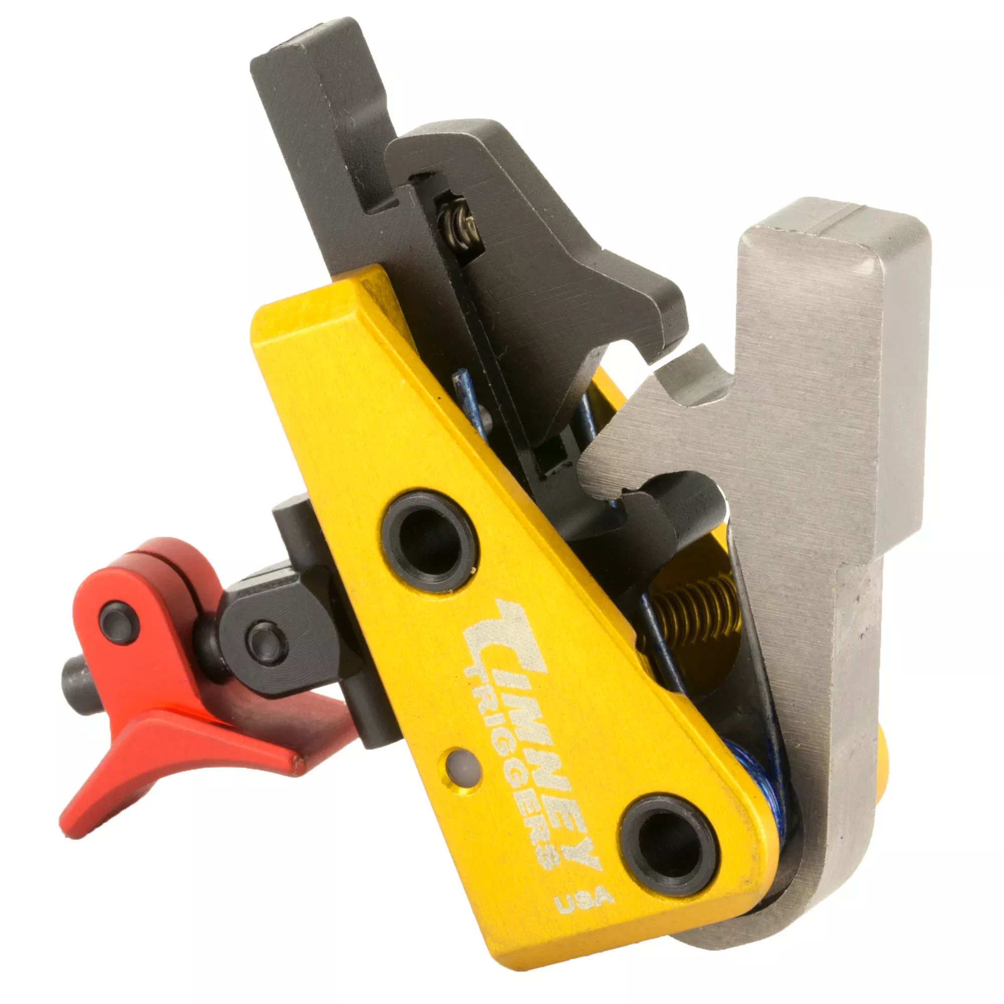 Timney Triggers AR Calvin Elite Single-Stage Drop-In Trigger, 1.5 lb Pull, Red Shoes 660CE