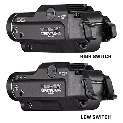 TLR-10 Gun Light with Ambidextrous Rear Switch Options