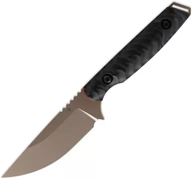Toor Knives Field 3.0 Outdoor Fixed Blade 3.625" Canyon Drab KG Gunkote Ebony - FIELD 3.0 CANYON
