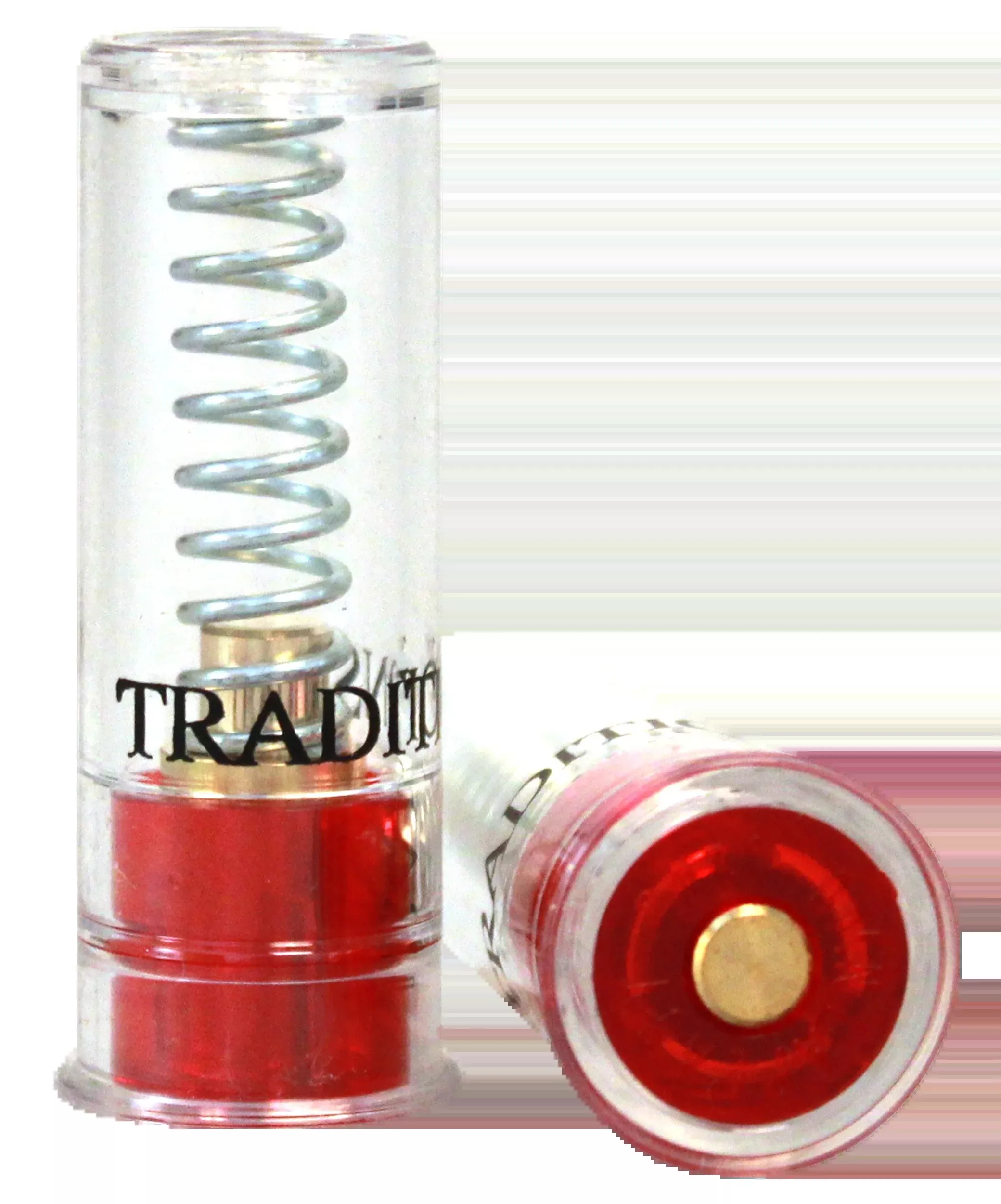 Traditions 12 Gauge Shotgun Snap Caps for Dry-Fire Training, Plastic/Brass Base 2-Pack ASG12
