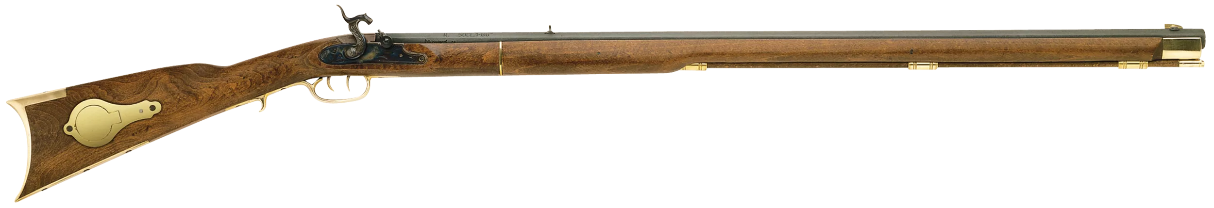 Traditions R2040 Deluxe Kentucky Rifle50 Cal Percussion 33.50" Blued Barrel Hardwood Stock Double Set Trigger