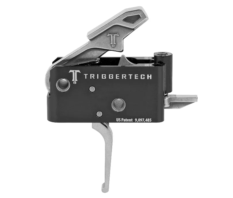 TriggerTech Adaptable AR Primary Trigger 2-Stage Adjustable 2.5 - 5.0 lb - Stainless Flat
