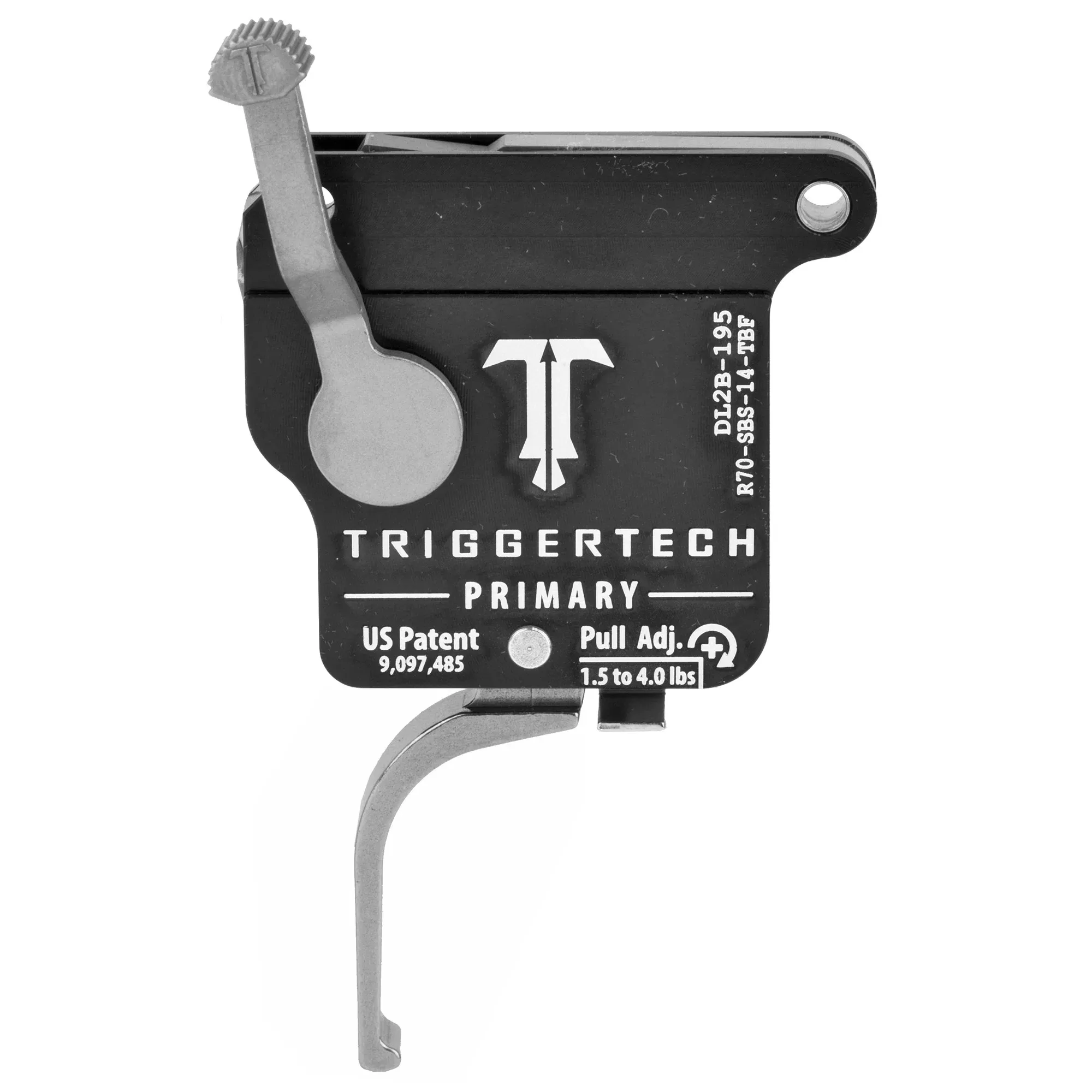 TriggerTech Remington 700 Primary Drop-In Flat Trigger, 1.5-4 lb Adjustable Pull R70-SBS-14-TBF
