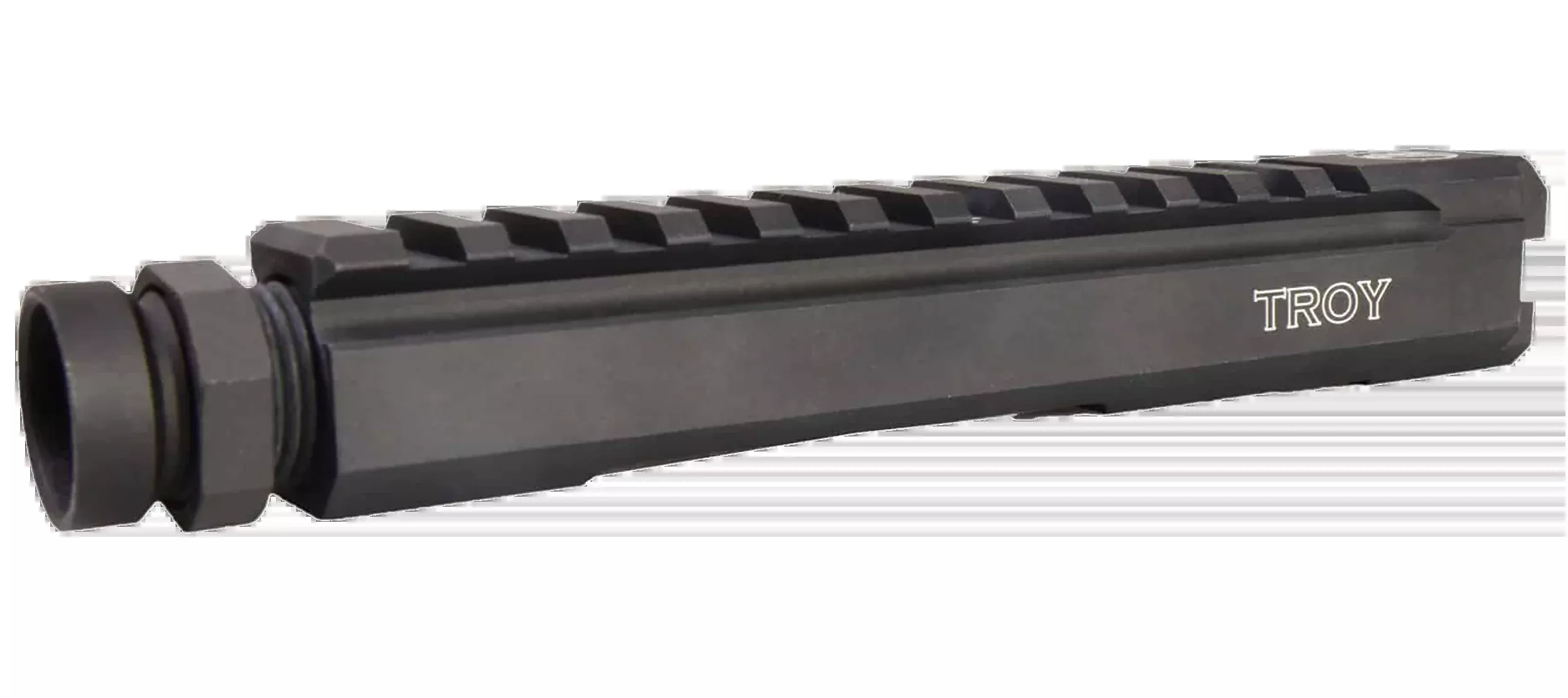 Troy Ind AK-47 Top Railed Gas Tube w/ 5in Picatinny Rail, Black Hardcoat Anodized SRAIAK1T0BT00