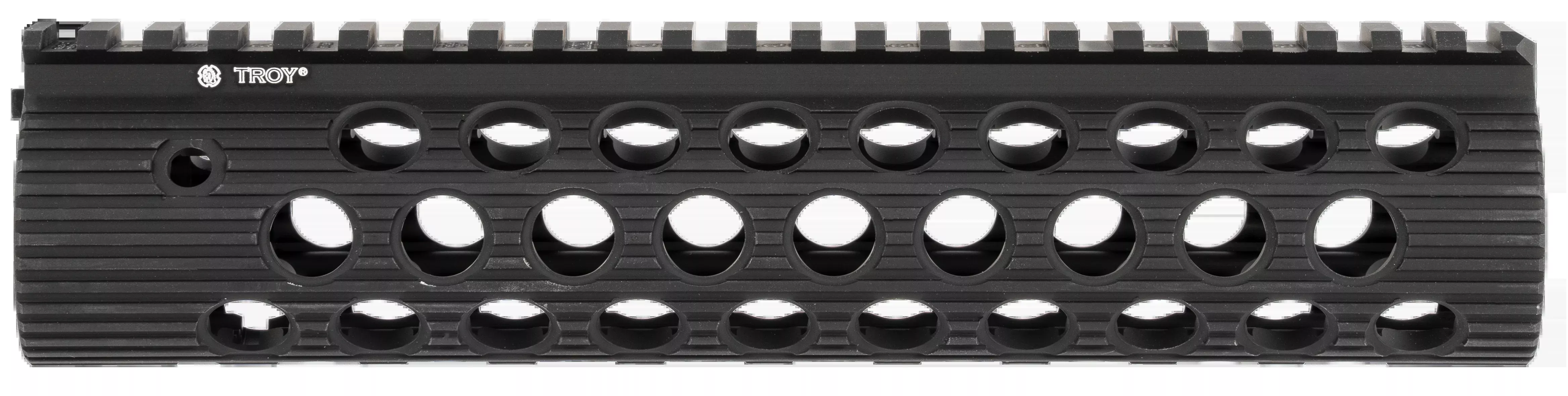 Troy Ind Alpha Rail 11in Free-Float Handguard, Black Hardcoat Anodized Aluminum STRXAL111BT01