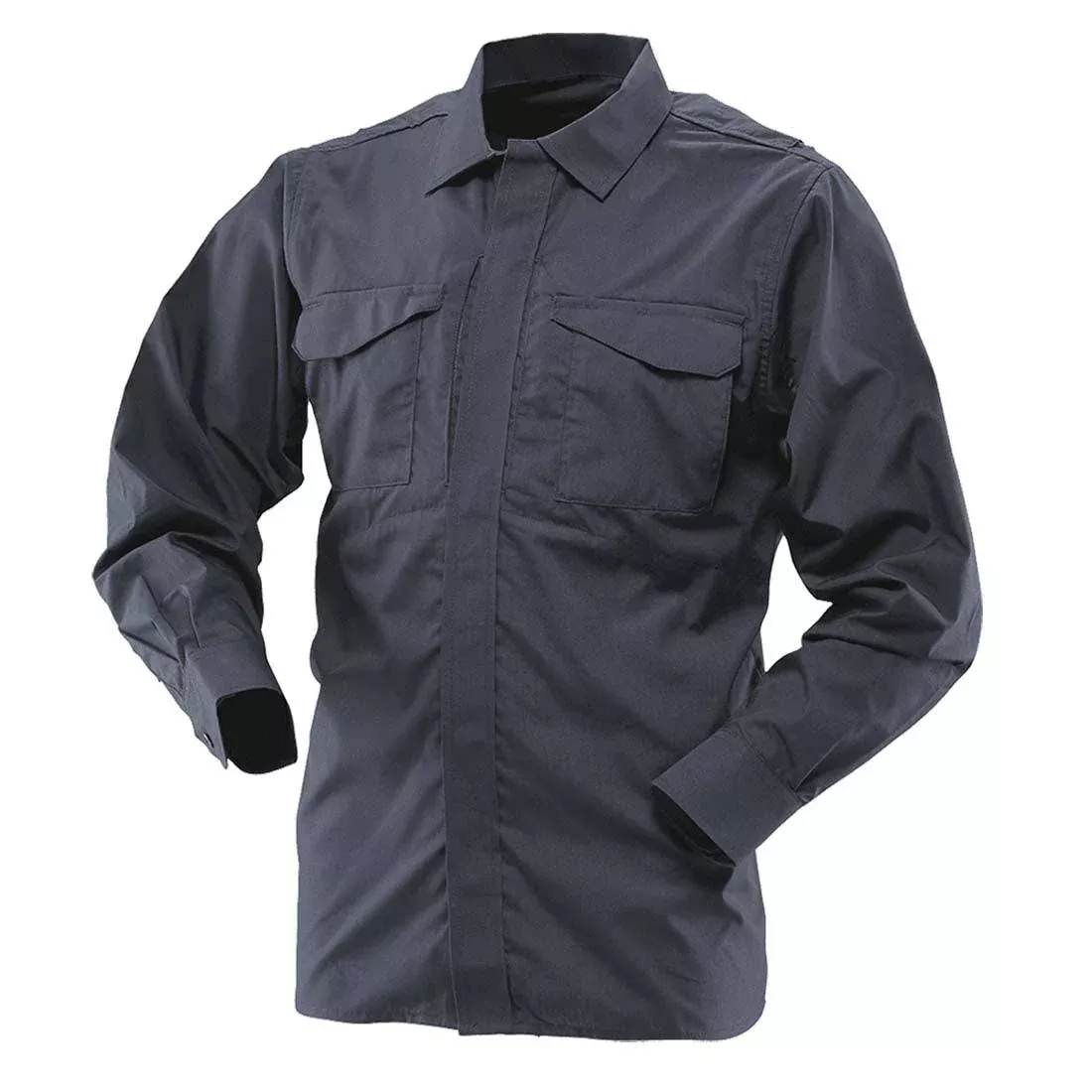 Tru-Spec 1058 Navy Men's Ultralight Long Sleeve Uniform Shirt