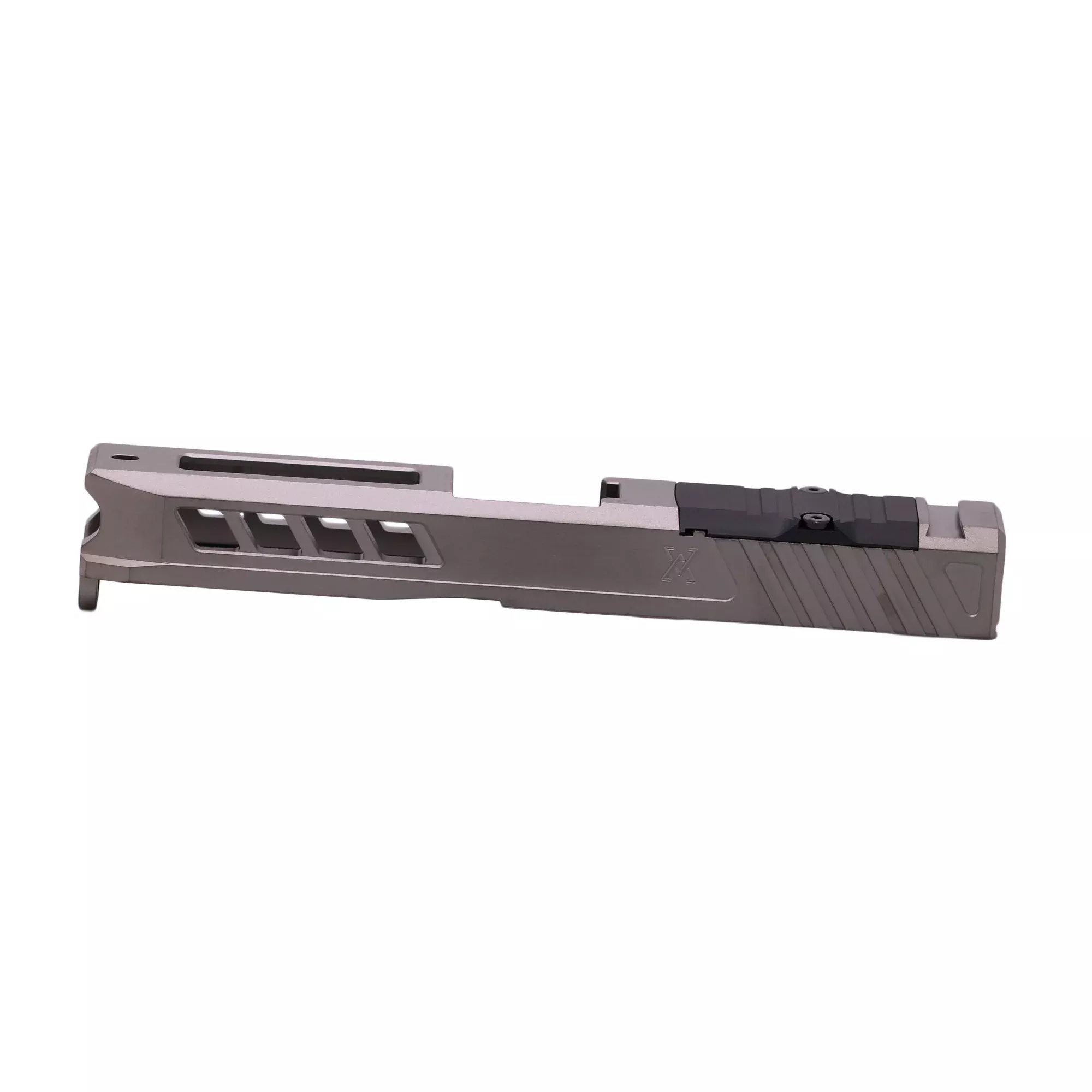True Precision Axiom Slide for Glock 19 Gen 3, Trijicon RMR Optics Cut, Grey DLC TP-G19S-A-RMR