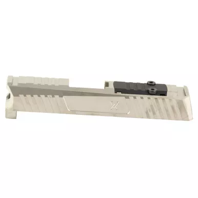 True Precision Duty Series Sig P365 Optic Cut Slide - RMSc Optic Cut, Satin Stainless Finish