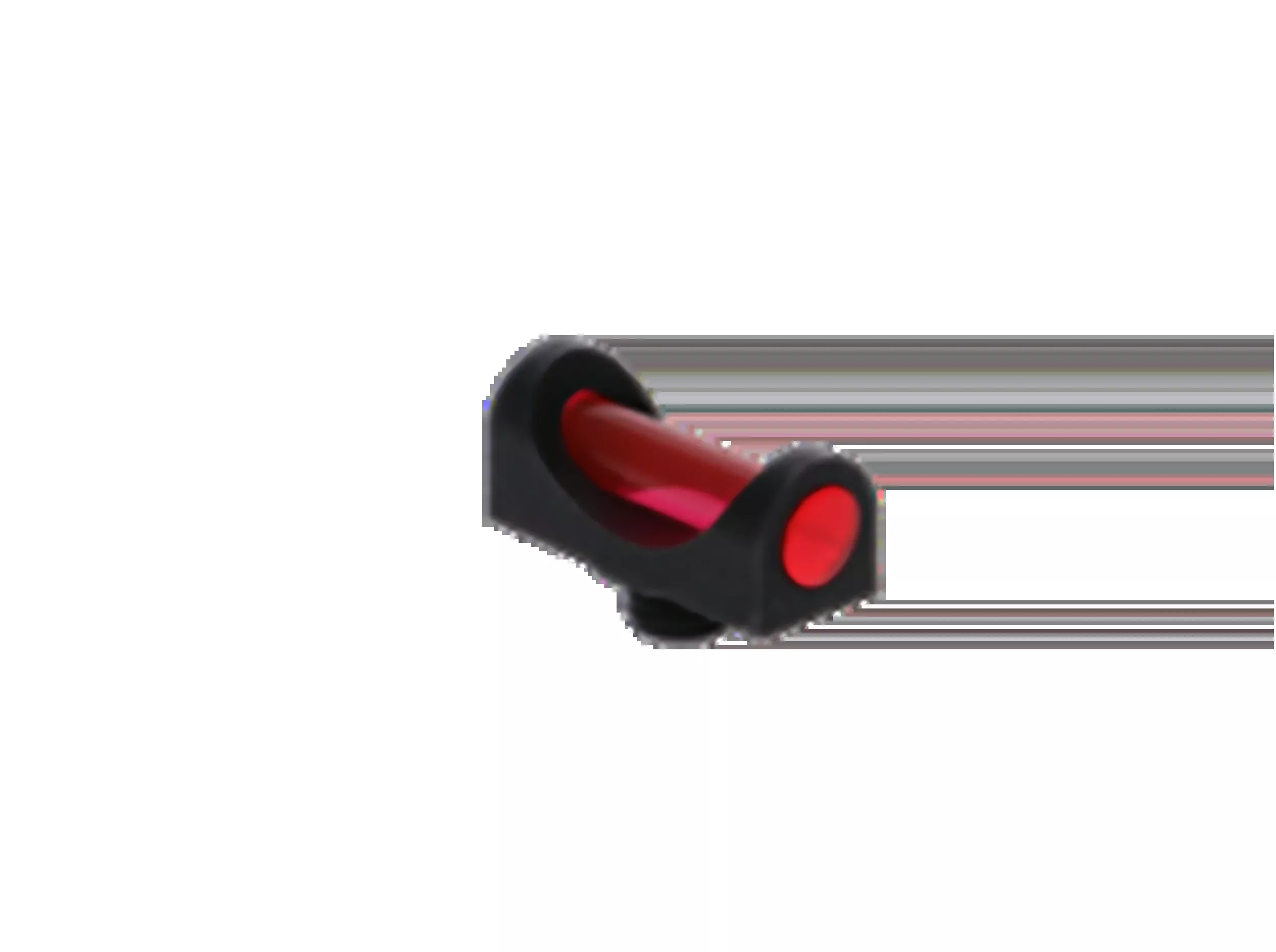 Truglo Fat Bead Shotgun Front Sight, Red Fiber Optic, 2.6mm Threads, CNC-Machined Steel Frame – TG948CR