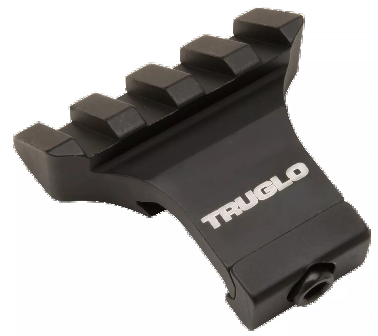 Truglo Offset Picatinny Rail Mount, 45-Degree 2 in. Base, Black Anodized - TG8975B