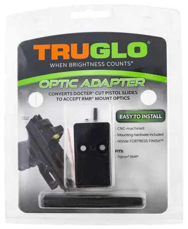 TruGlo TG-TG8952C Red Dot Sight Adapter Plate - Covert from Doctor Cut Slides over to RMR Footprint Optics