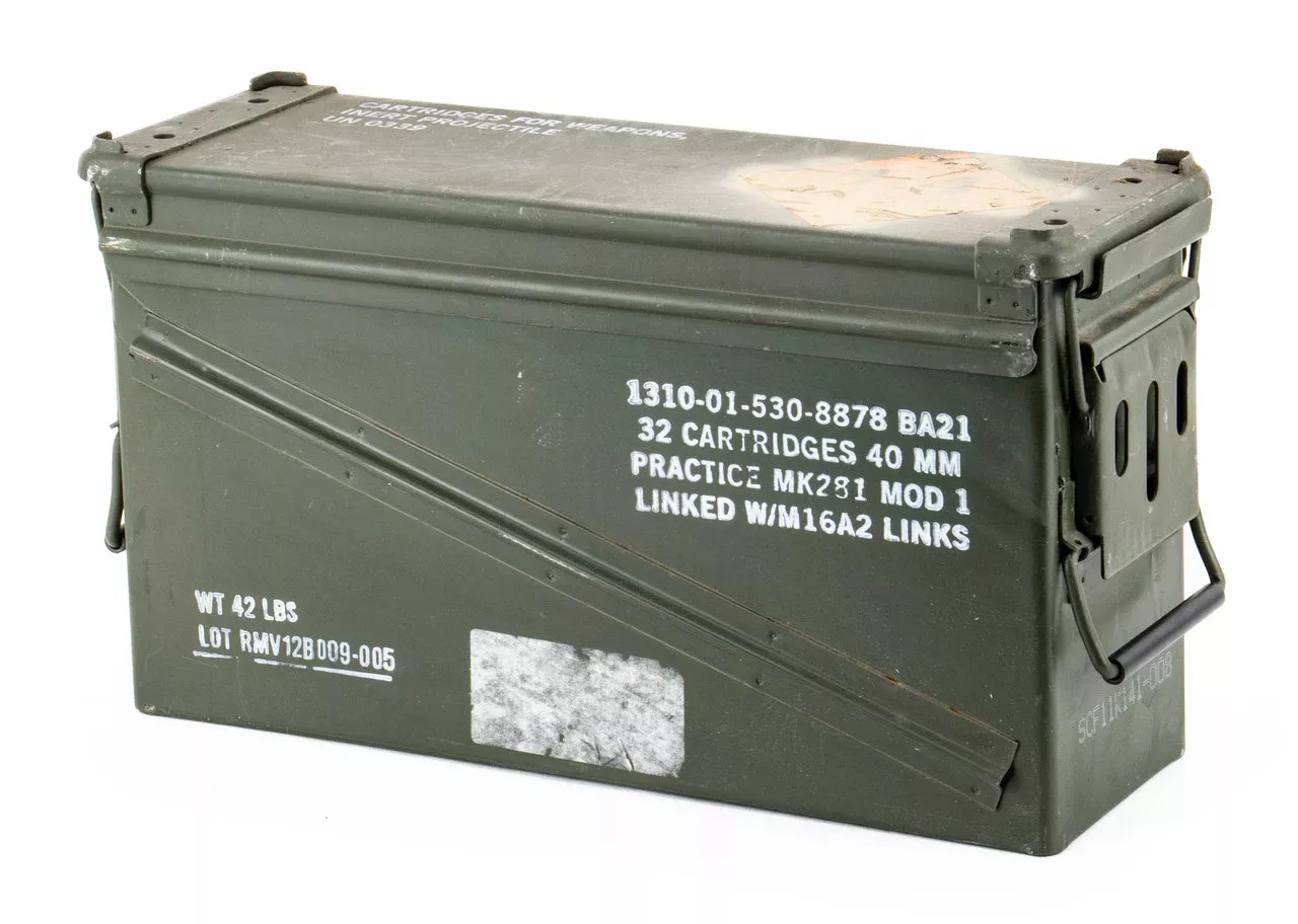 U.S. G.I. 40mm US Military Surplus Ammo Can