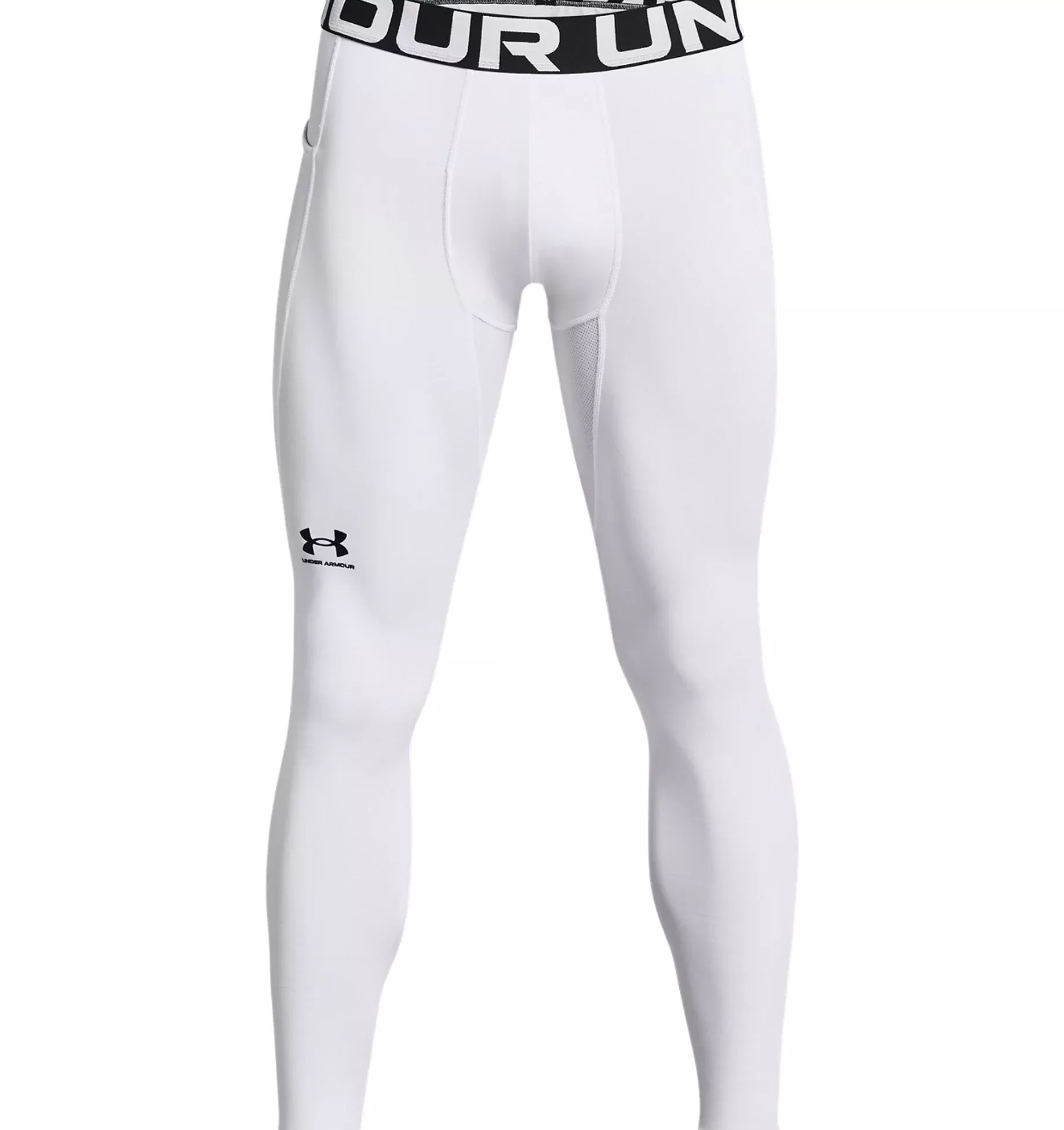 UA CG Armour Leggings-WHT,LG