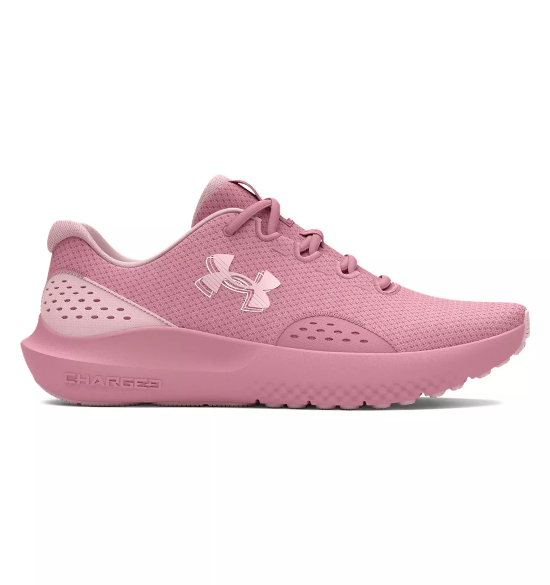 UA W Charged Surge 4-PNK,8.5