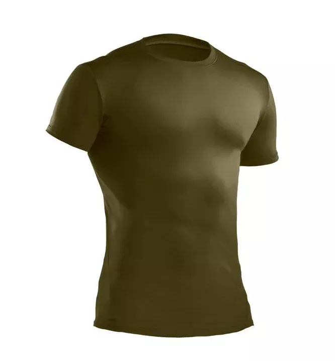 Under Armour Men's Tactical HeatGear Compression Short Sleeve OD Green T-Shirt-1216007-390
