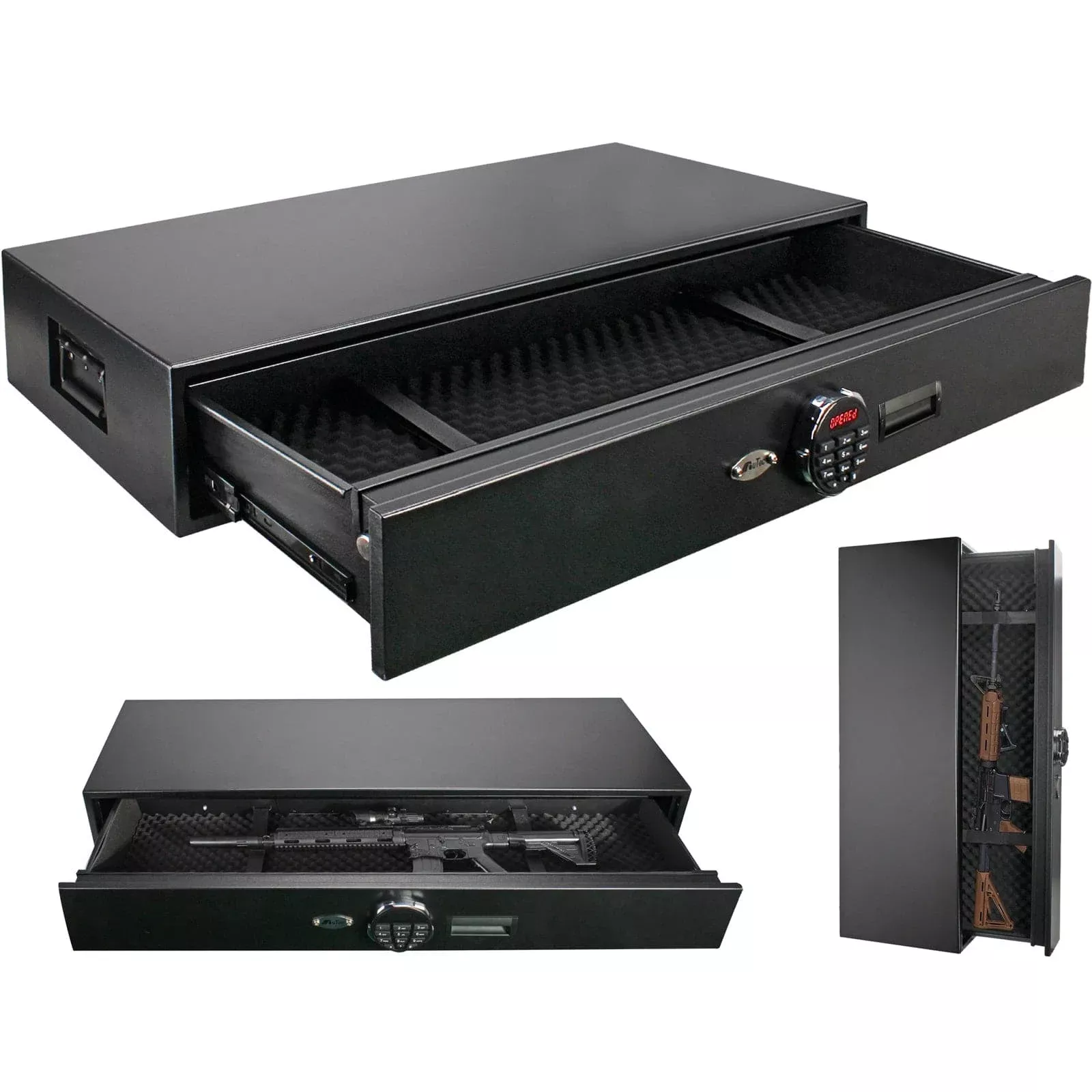 Under Bed Gun Safe, Drawer Safe for Home and Vehicle- LADS001