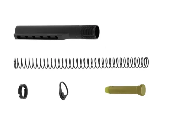 UTG PRO AR15 6-POSITION RECEIVER EXTENSION TUBE KIT, MIL-SPEC, BLACK