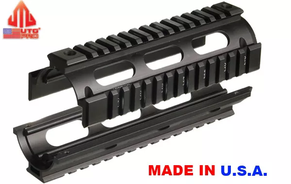UTG PRO AR15 Carbine Length Quad Rail System Black