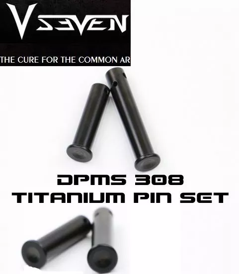 V SEVEN TITANIUM .308 DPMS/SR-25 TD & PIVOT PINS Ti TAKEDOWN