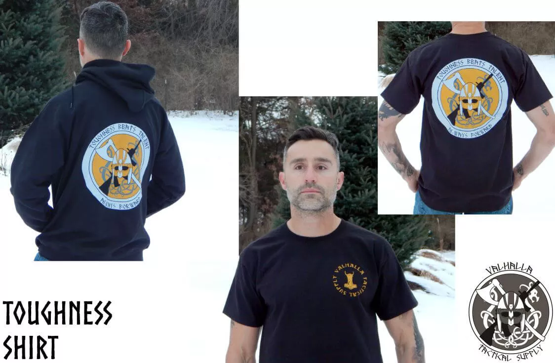 Valhalla Toughness Beats Talent T-Shirt or Hoodie by VTSupply
