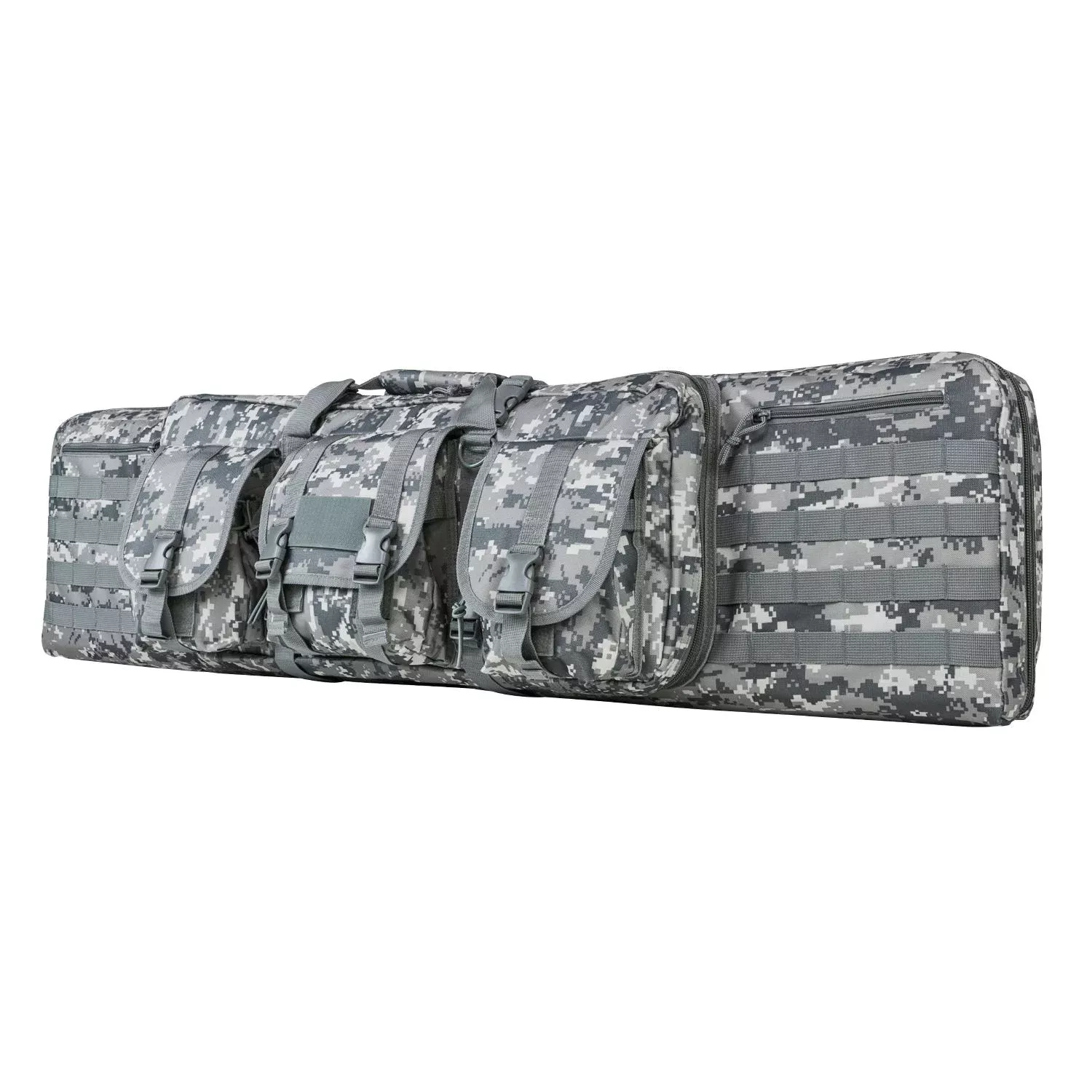 Vism Double Carbine Rifle Case, Padded 2-Gun Tactical Bag, 36 Inch, Digital Camo - CVDC2946D-36
