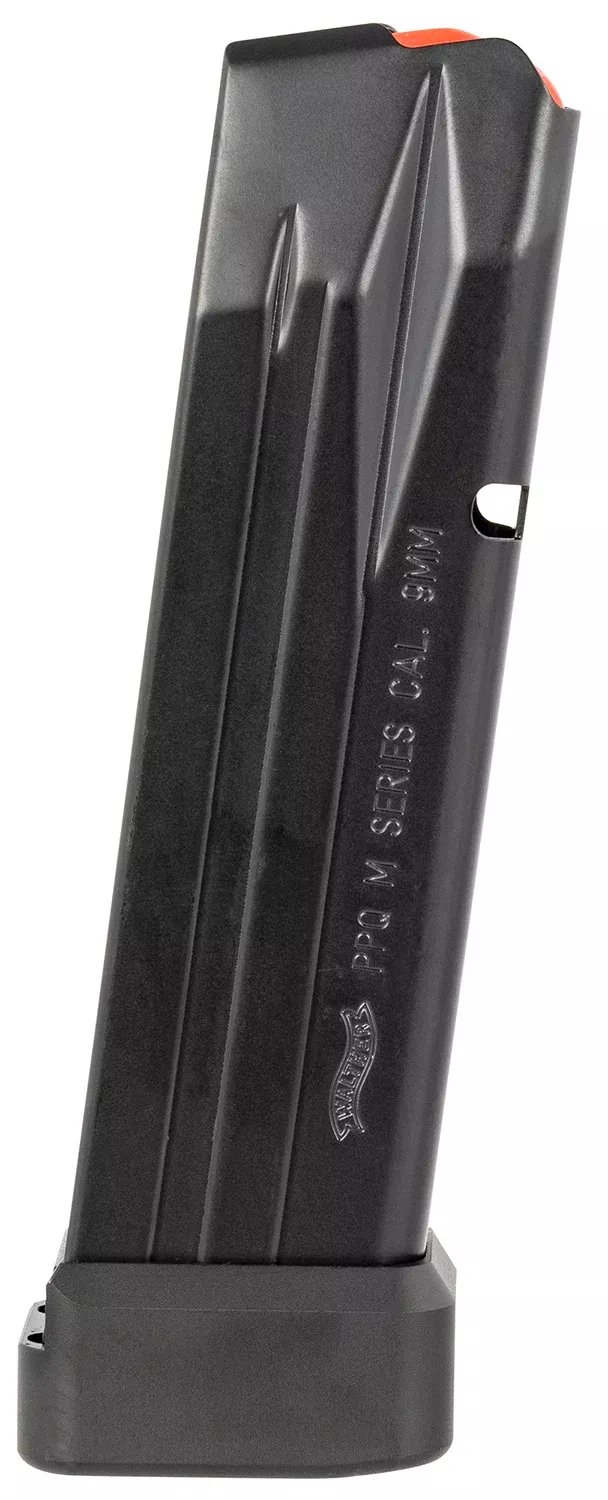 Walther Arms 2830400 PPQ15rd/17rd 9mm Luger Fits Walther PPQ M2/SF Pro Black Steel