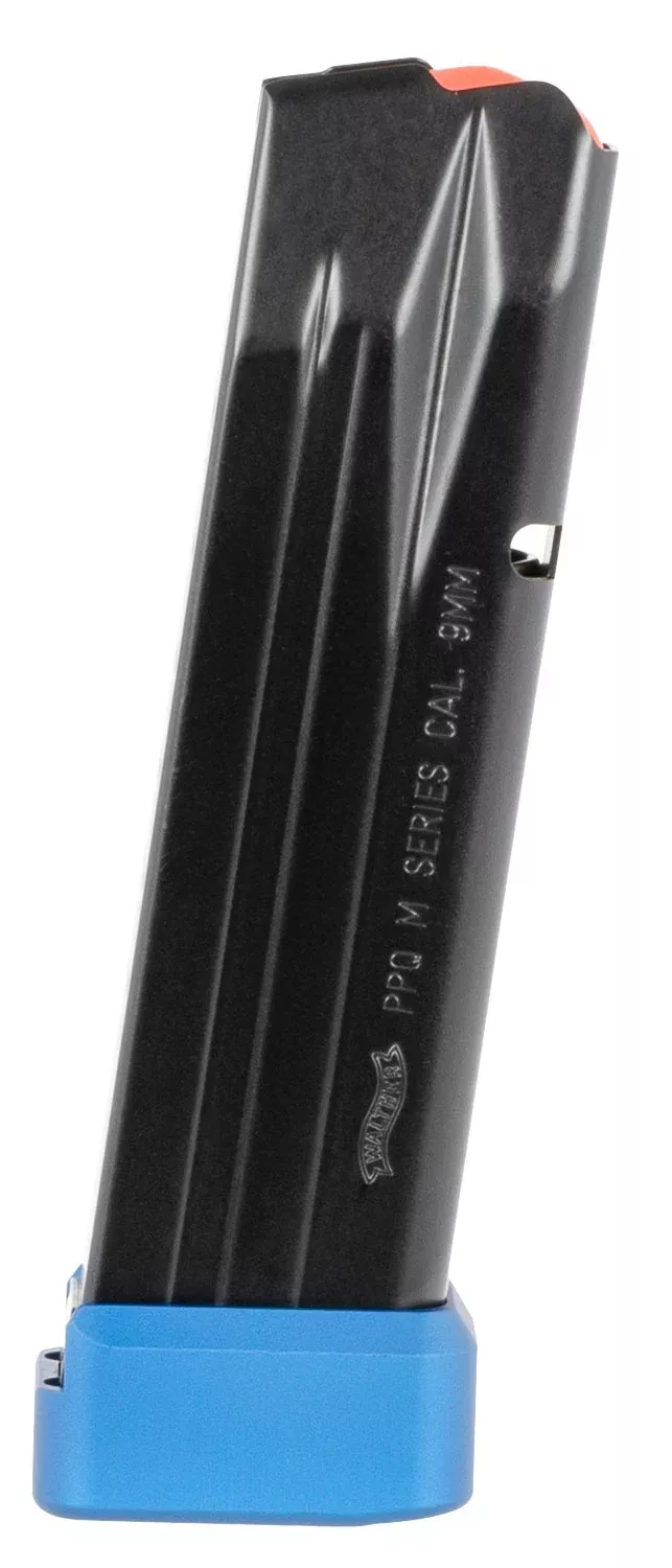 Walther Arms 2836335 PPQ15rd/17rd 9mm Luger Fits Walther PPQ M2/SF Pro Blued/Black Steel