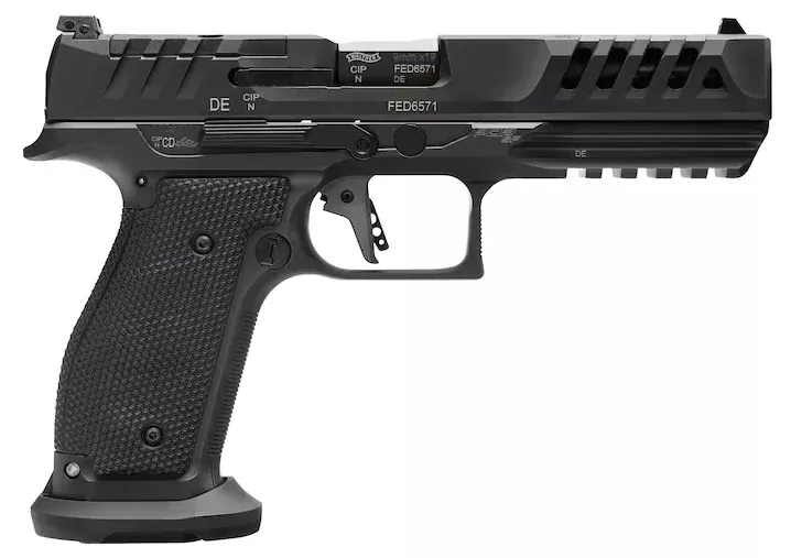 Walther PDP Match Steel 9mm Luger Pistol 5″ Barrel 18+1 Round Black