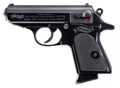 WALTHER PPK Pistol - .380 ACP - 6 Round - Black
