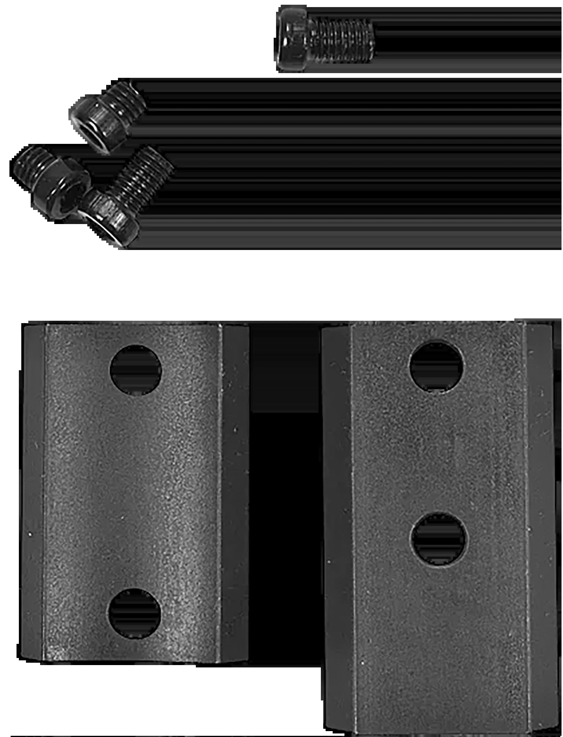 Warne Maxima 2-Piece Steel Weaver-Style Scope Bases for HS Precision, Matte Black M912/873M