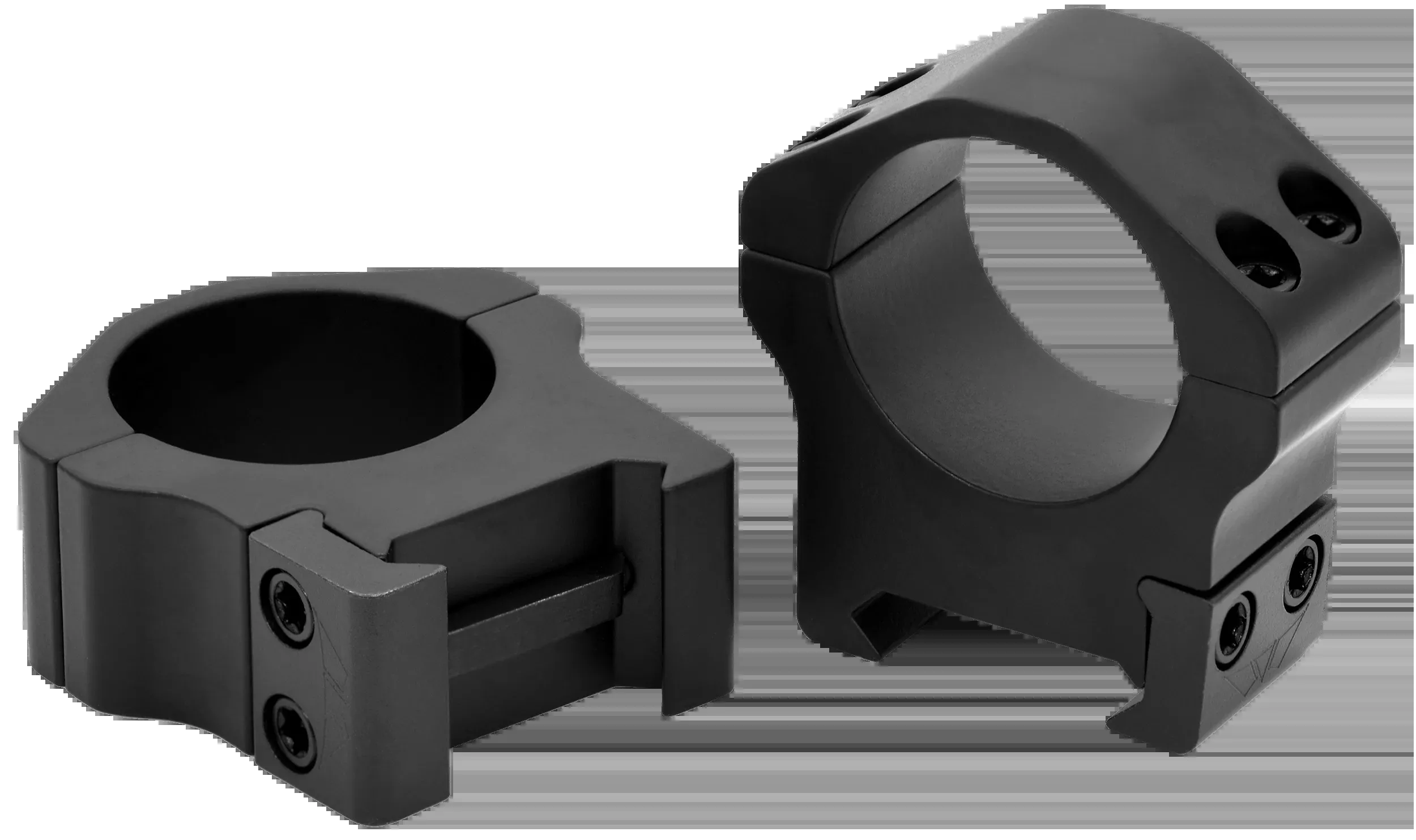 Warne Maxima Horizontal Scope Rings, 1-inch Medium, Steel Matte Black, Picatinny/Weaver, 501M