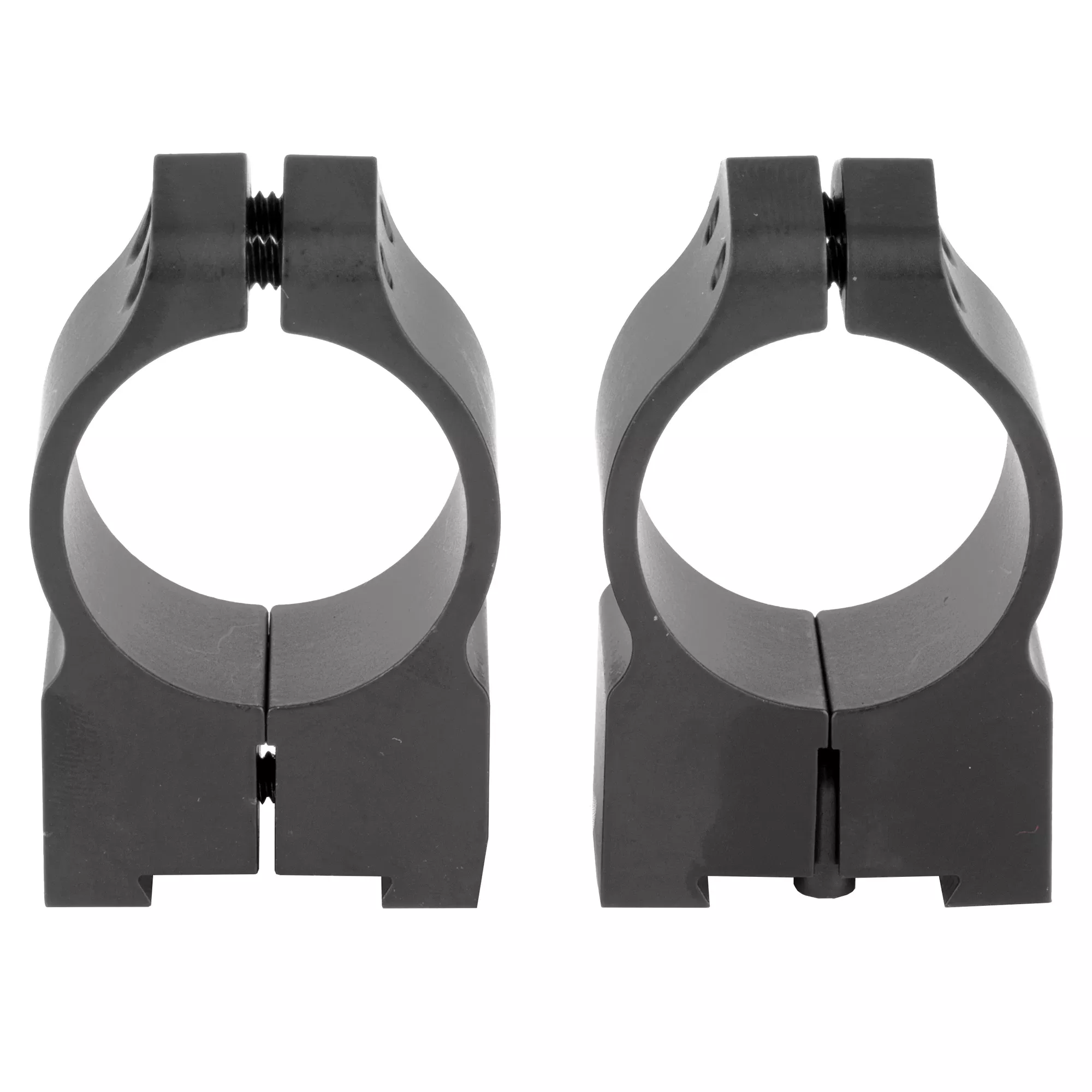 WARNE PERMANENT ATTACHED FIXED RING SET 1" MEDIUM MATTE FINISH