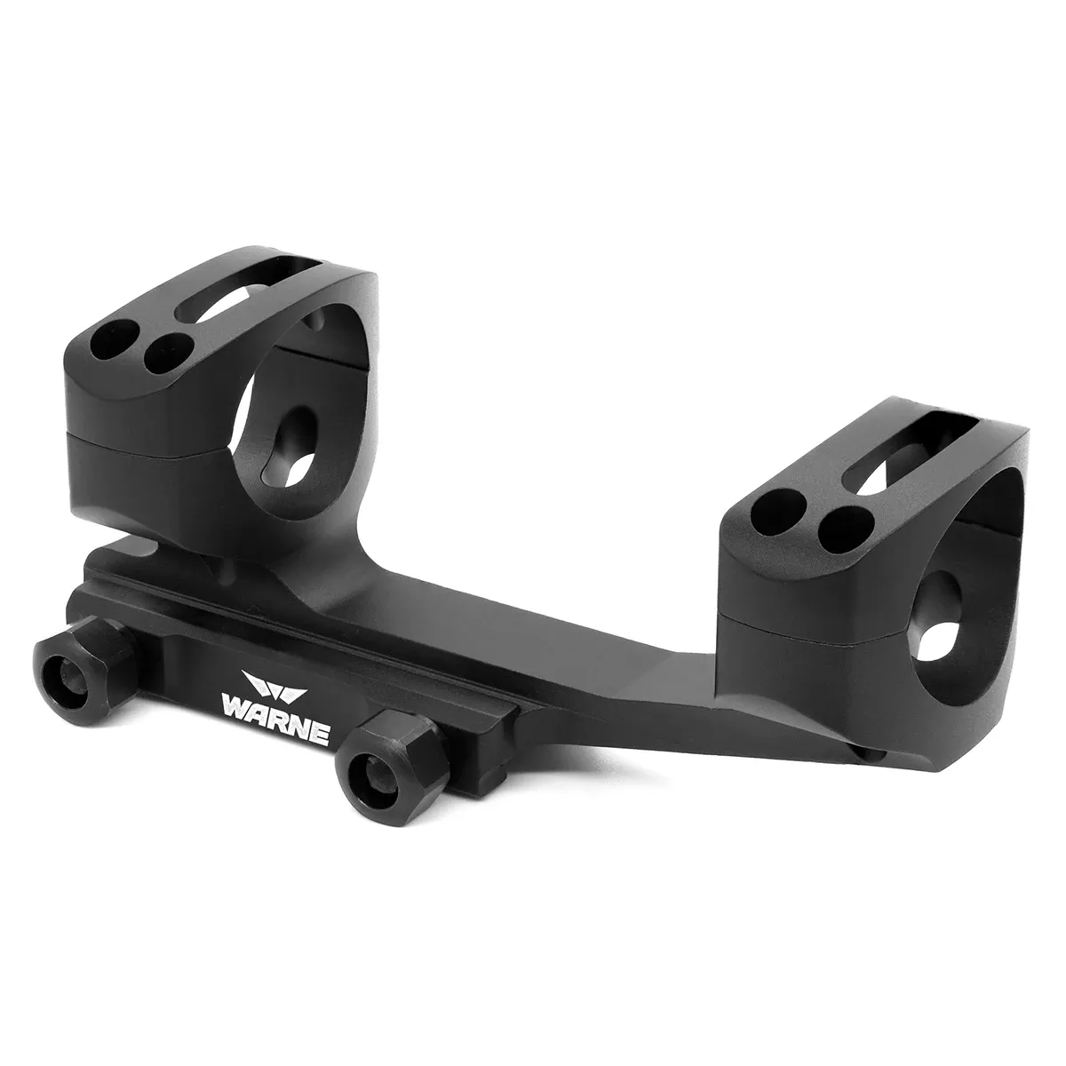 Warne XSKEL1TW X-SKEL Scope Mount/Ring Combo MSR AR-15 1" 0 MOA