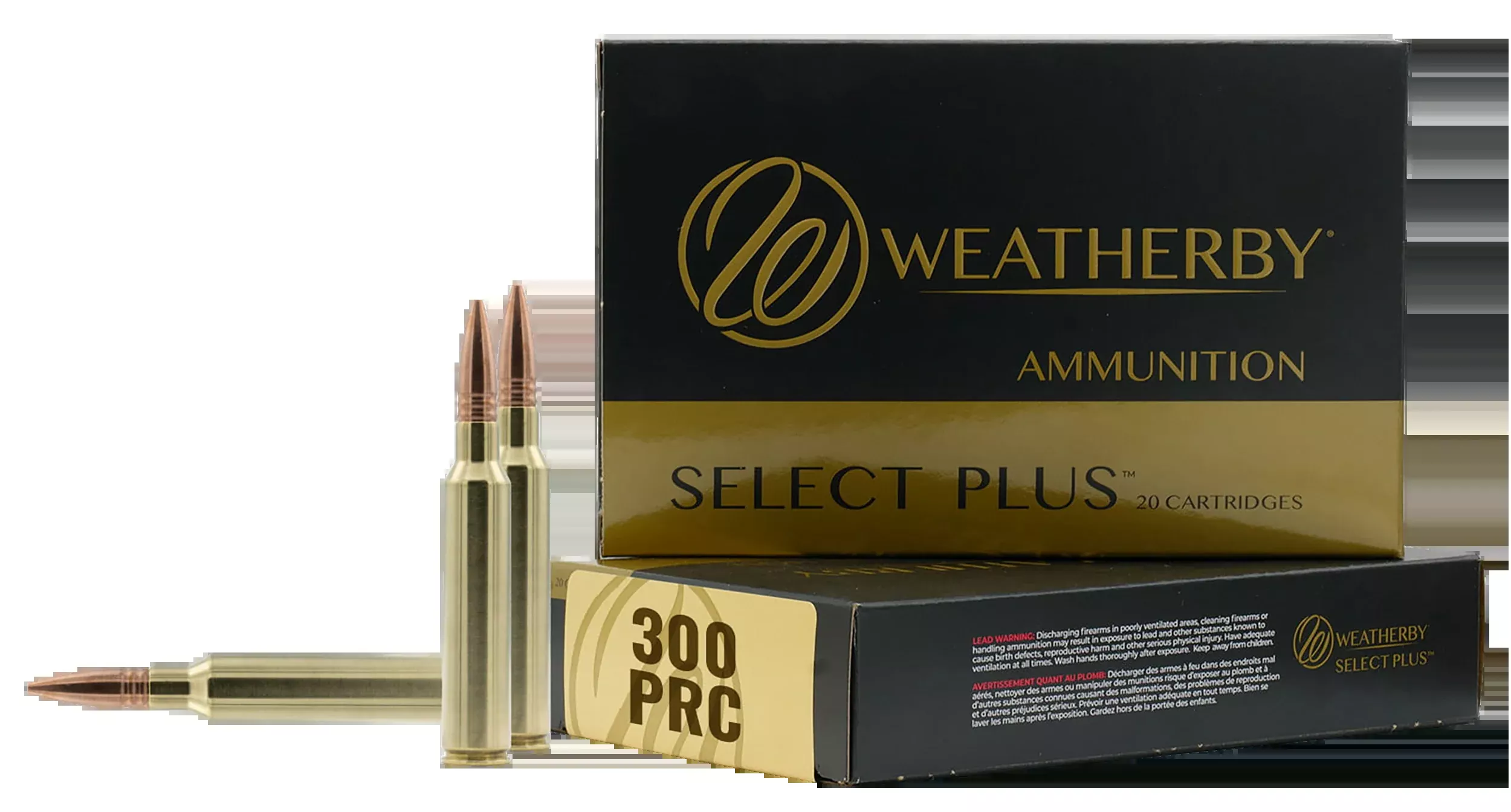 Weatherby Select Plus .300 PRC 195gr Hammer Custom Solid Copper Hollow Point Ammo 20rd M300P195HCB